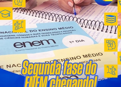 A segunda fase do ENEM está chegando!