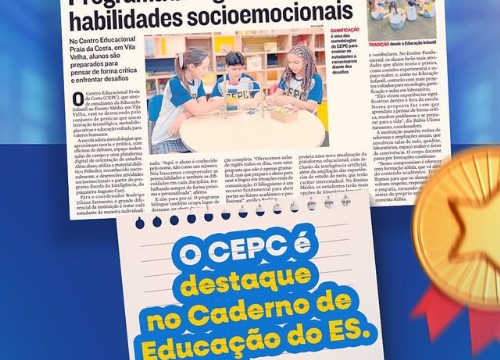 CEPC em destaque no Caderno de Educação do ES!